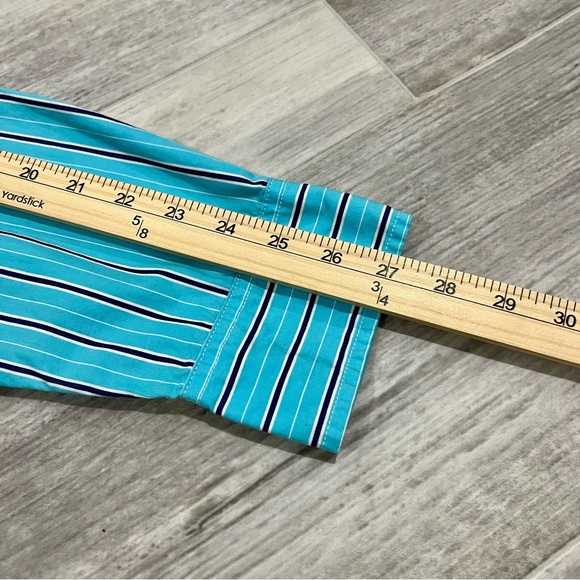 AMERICAN EAGLE Men's Size Large Tall Striped Shirt Vintage Fit. See‎ Description - Picture 10 of 14